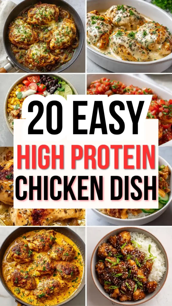 20 Easy High Protein Chicken Dish Ideas