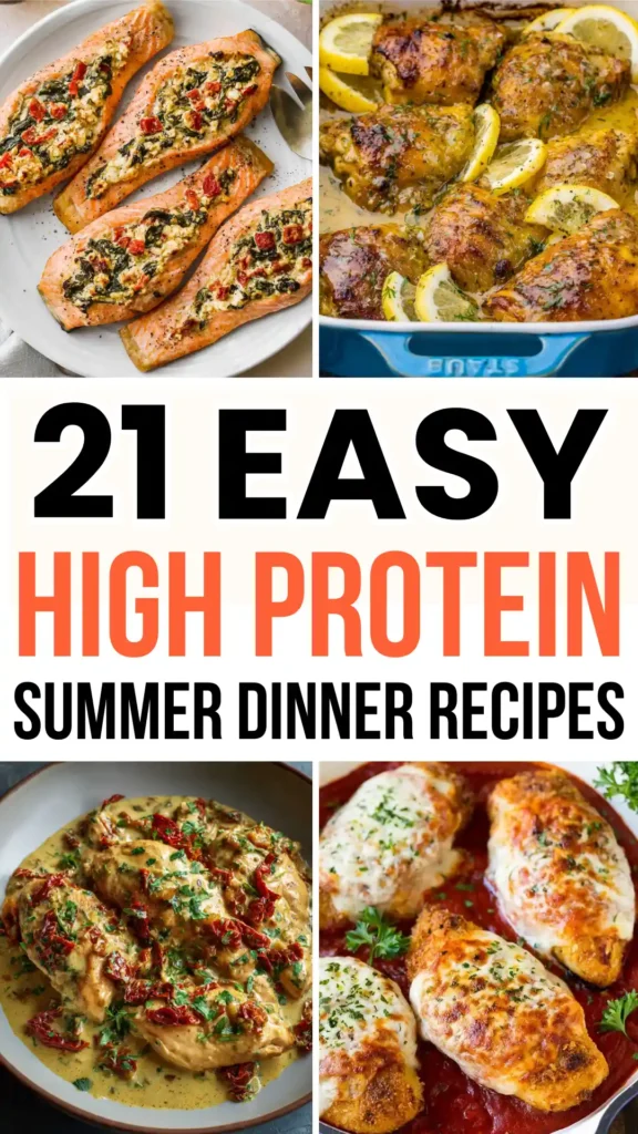 21 High Protein Summer Dinner Recipes