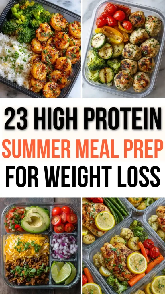 23 High Protein Summer Meal Prep Ideas