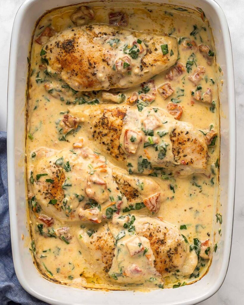 Baked Tuscan Chicken