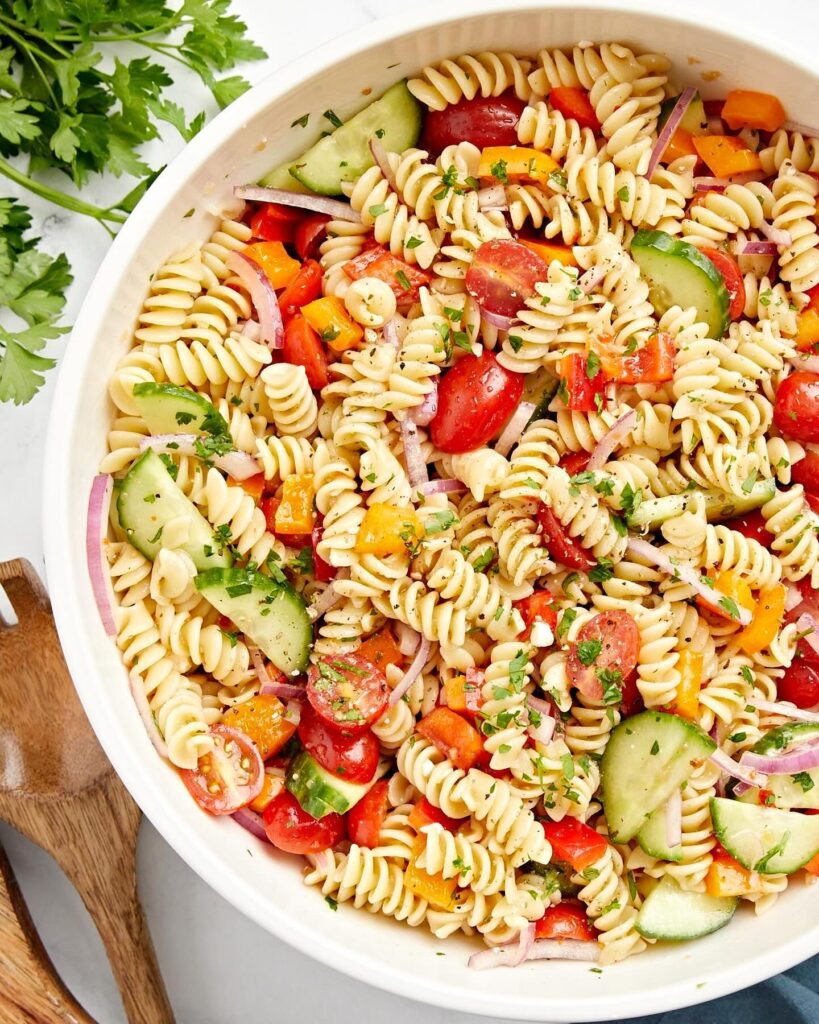 Italian Chicken Pasta Salad