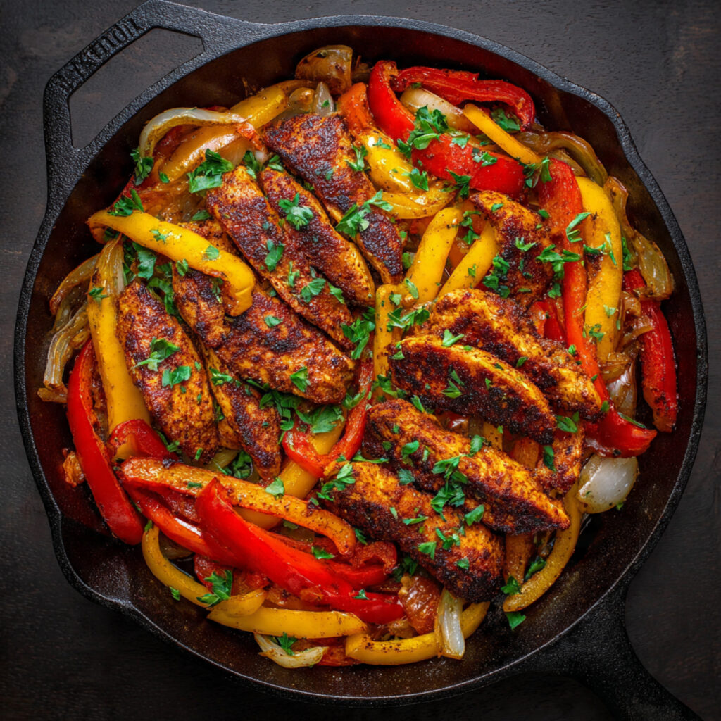 Cajun Chicken with Sweet Peppers