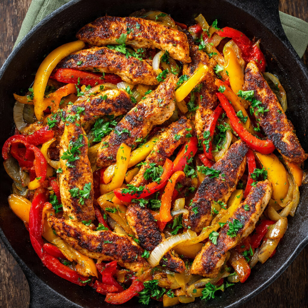 Cajun Chicken with Sweet Peppers