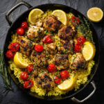 Greek Chicken with Lemon Rice