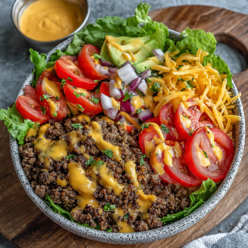 Cheeseburger Bowls