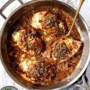 Cheesy French Onion Chicken