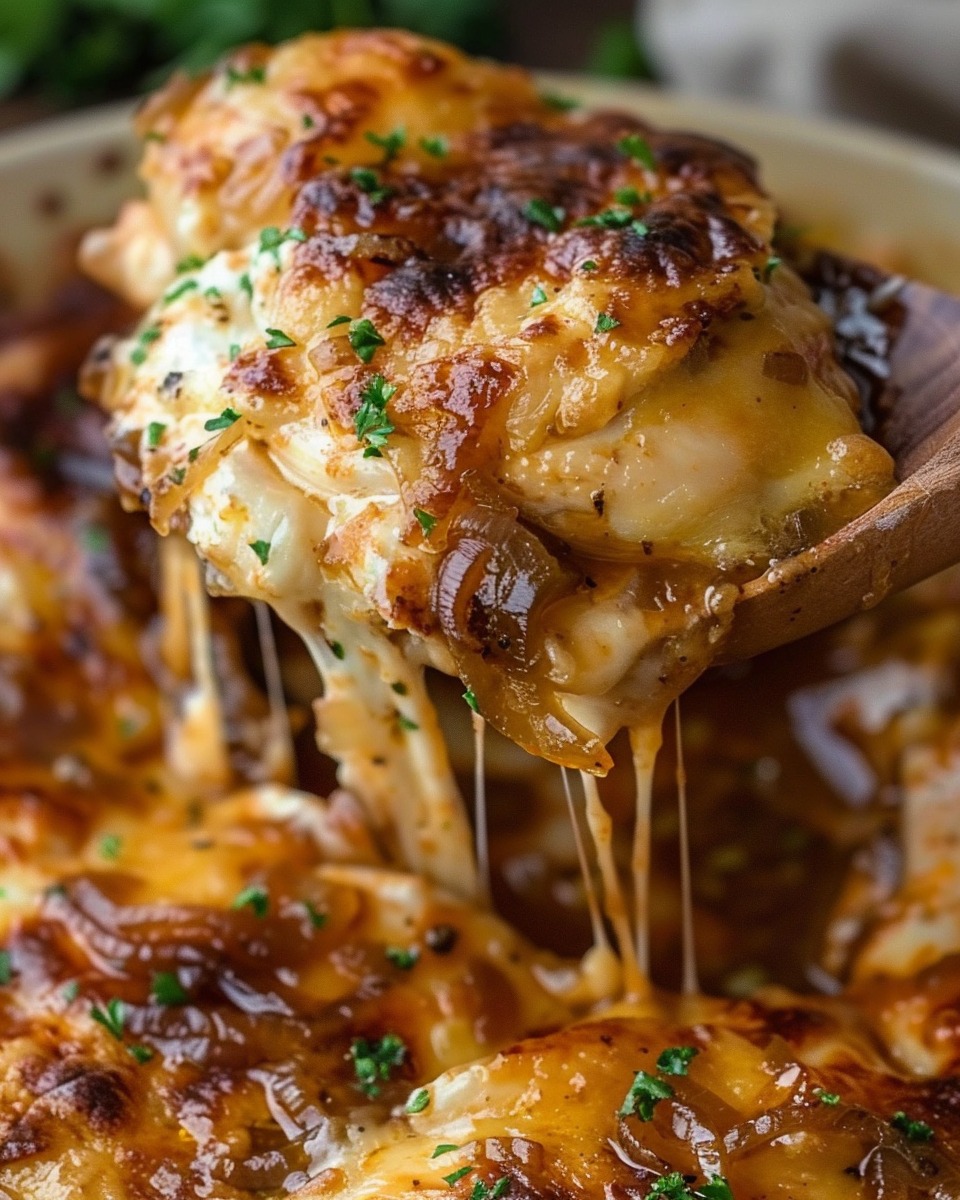 Cheesy French Onion Chicken