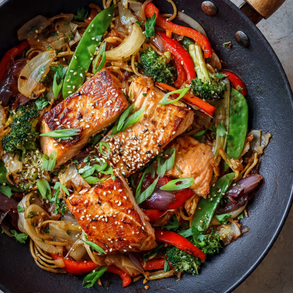 Salmon Stir Fry