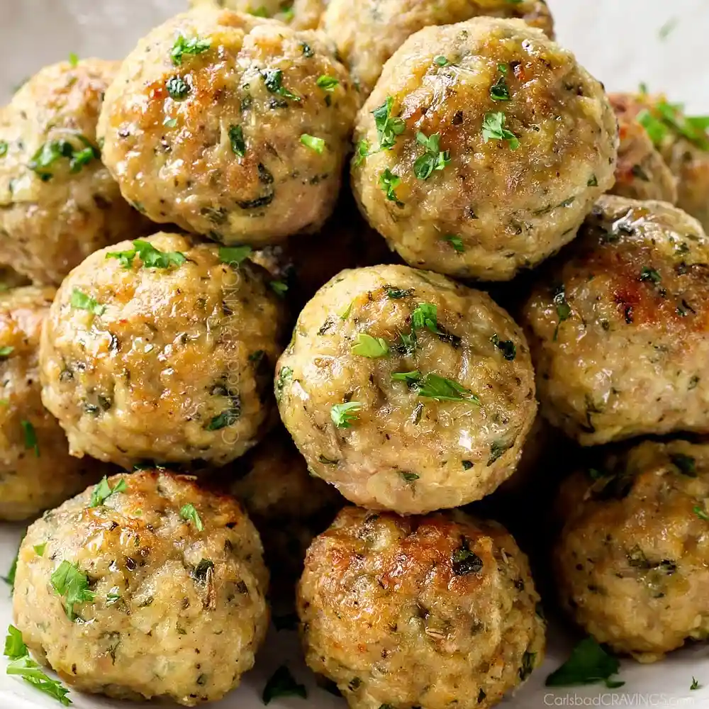 Greek Turkey Meatball Bowls