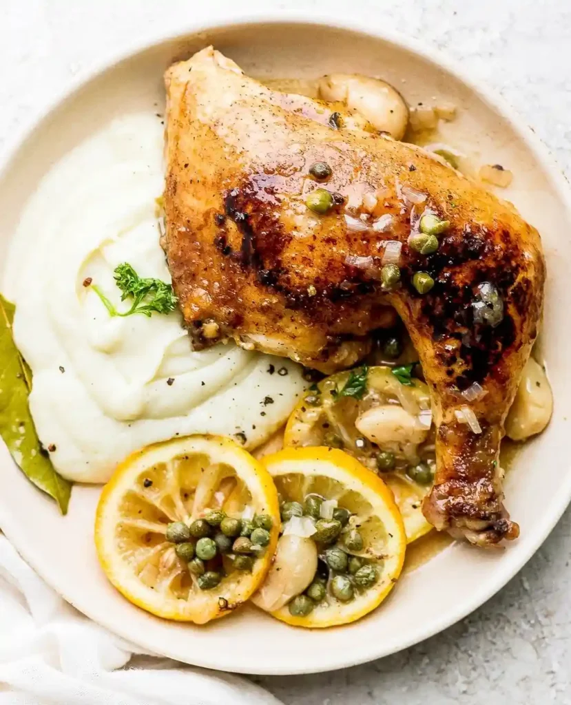 Lemon Garlic Chicken with Spring Veggies