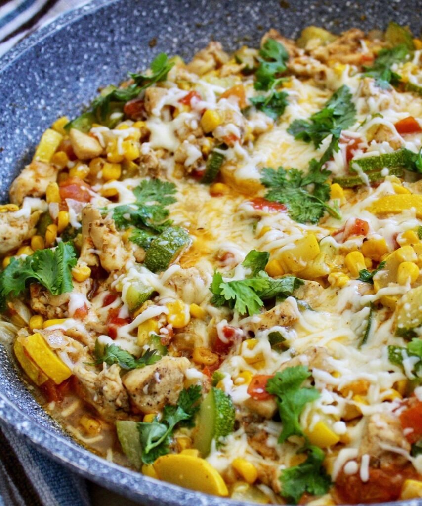 Mexican Cheese Chicken Skillet